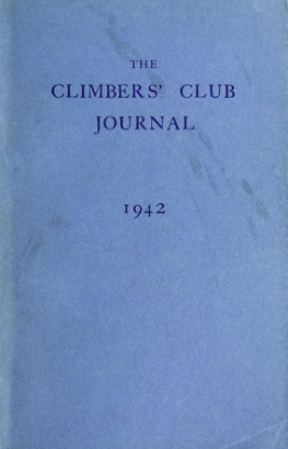Climbers' Club 1942 Journal cover
